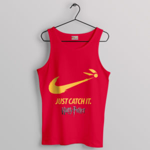 Golden Snitch Sprint Just Catch It Harry Red Tank Top