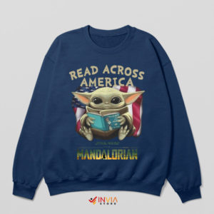 Grogu Readventure Across America Navy Sweatshirt