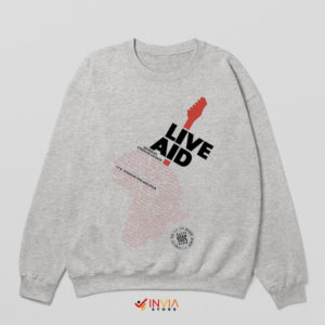 Harmony for Humanity Live Aid 1985 Sport Grey Sweatshirt