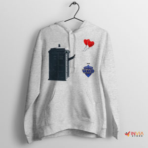 Heartfelt Graffiti Doctor Who Banksy Sport Grey Hoodie