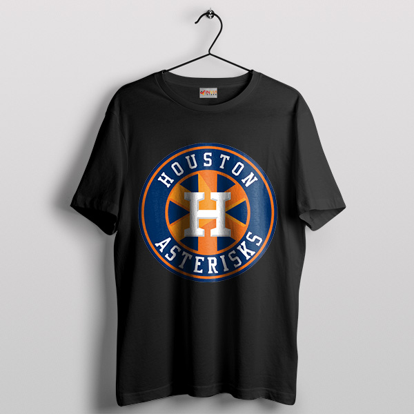 Houston Asterisks Astros Cheaters Exposed Black T-Shirt