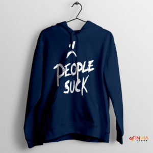 Iconic XXXTentacion People Suck Influence Navy Hoodie