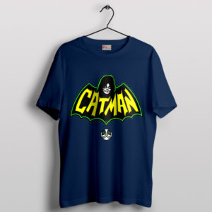 Kissed by the Bat Catman's Peter Criss Navy T-Shirt new
