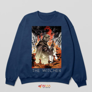 Legendary Hunter Threads Geralt of Rivia Navy Sweatshirt