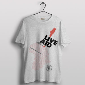 Live Aids 1985 Commemorative All-Star Sport Grey T-Shirt