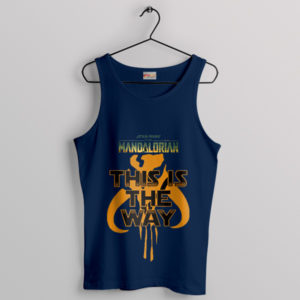 Mark of the Hunt Mythosaur Emblem Navy Tank Top