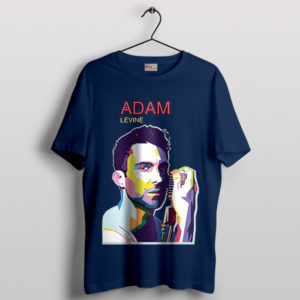 Marooned in Art Noah Levine Portrait Navy T-Shirt