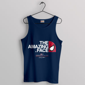 Marvel Spider-Man North Face Symbol Navy Tank Top