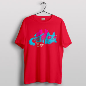 Meme Squish That Cat Meme Delight Red T-Shirt