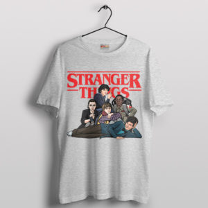 Mysterious Mates The Stranger Things Club Sport Grey T-Shirt