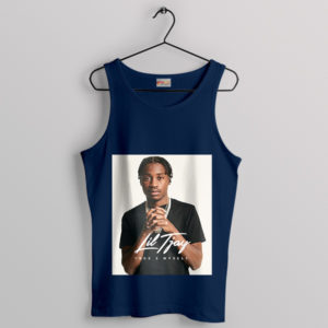 On the Road with Lil True 2 Myself Navy Tank Top