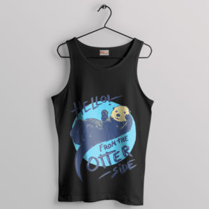 Panda Cute from The Otter Side Black Tank Top