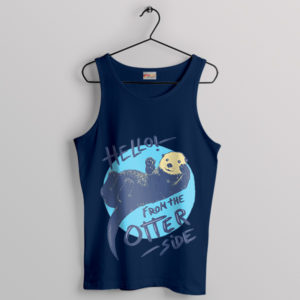 Panda Cute from The Otter Side Navy Tank Top