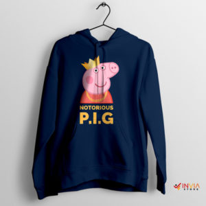 Porky Anthem Notorious Peppa Navy Hoodie