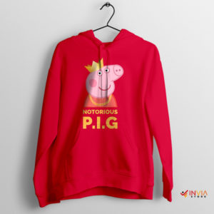 Porky Anthem Notorious Peppa Red Hoodie