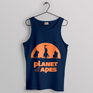 Revolution Vintage Planet of the Apes Navy Tank Top