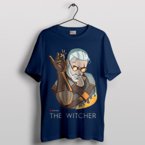 Salted Swords Geralt's Witcher Artistry Navy T-Shirt