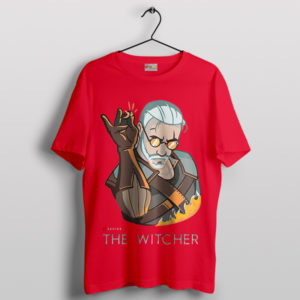 Salted Swords Geralt's Witcher Artistry Red T-Shirt