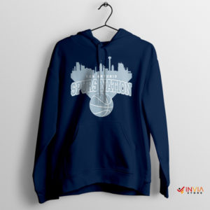 San Antonio Spurs Nation City Horizon Navy Hoodie
