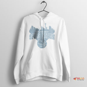 San Antonio Spurs Nation City Horizon White Hoodie