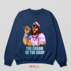 Savage Style Macho Man Legend Randy Navy Sweatshirt