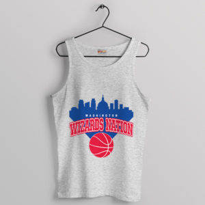 Skyline Slam Washington Wizards Nation Sport Grey Tank Top