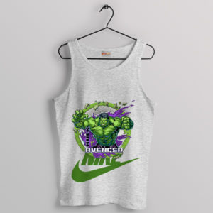 Smash and Swoosh Hulk Avengers Nike Sport Grey Tank Top