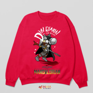Space Warrior Showdown Din Djarin Galaxy Sweatshirt