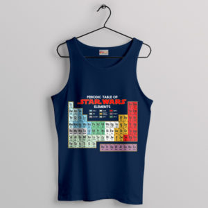 Star Wars Elements In Periodic Table Navy Tank Top