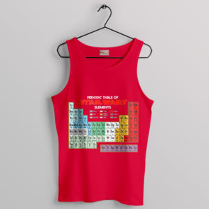 Star Wars Elements In Periodic Table Red Tank Top
