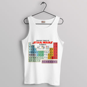 Star Wars Elements In Periodic Table White Tank Top