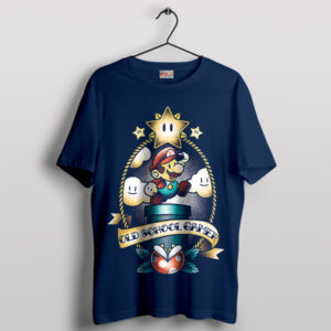 Super Mario Retro Odyssey Old School Navy T-Shirt
