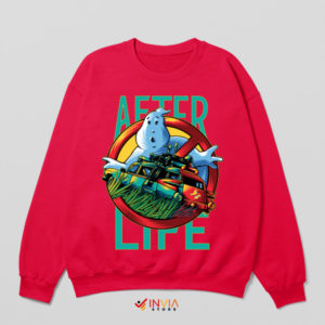 Supernatural Ghostbusters Afterlife Cartoon Red Sweatshirt