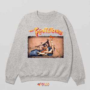The Lowbrow Makeover of The Flintstones Sport Grey Sweatshirt
