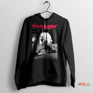 1970s Rock Revival The Stooges Retro Black Hoodie