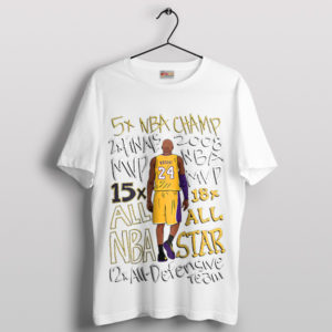 Accolades Unleashed Kobe Mamba Tribute White T-Shirt