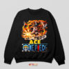 Ace of Flames One Piece Manga Sweatshirt