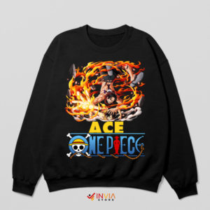 Ace of Flames One Piece Manga Sweatshirt