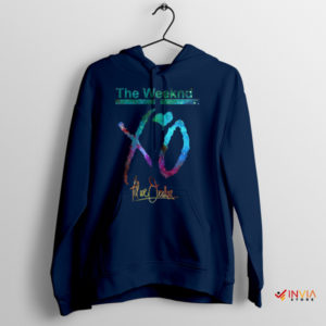 Addiction Til Overdose The Weeknd Navy Hoodie
