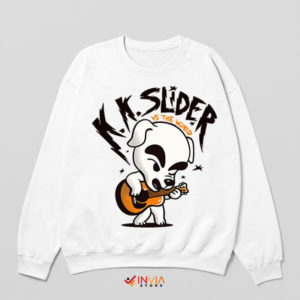 Adventure K K Slider vs The World White Sweatshirt