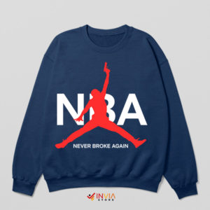 Air Jordan Swagger NBA YoungBoy Navy Sweatshirt