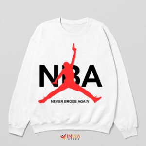 Air Jordan Swagger NBA YoungBoy White Sweatshirt