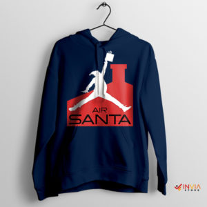 Air Santa Claus Christmas Magic Navy Hoodie