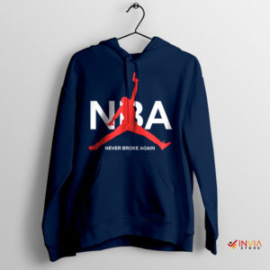 Air Santa Claus Christmas Magic Navy Hoodie