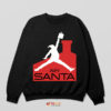 Air Santa Soaring in Christmas Sky Sweatshirt