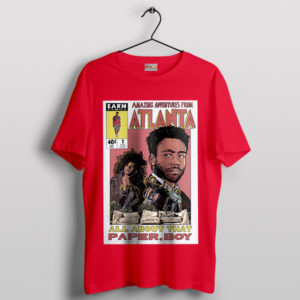 Amazing Childish Gambino Paper Boi Red T-Shirt