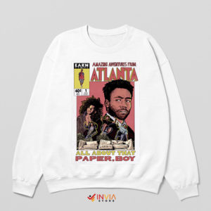 Amazing Donald Grover Paper Boi White Sweatshirt