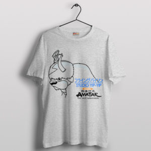 Appa's Ghibli Studio Yip-Yip Avatar Sport Grey T-Shirt