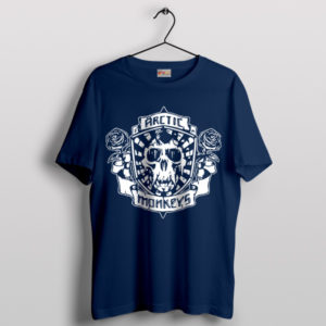 Arctic Skull Symphony Arctic Monkeys Navy T-Shirt