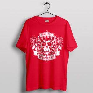 Arctic Skull Symphony Arctic Monkeys Red T-Shirt